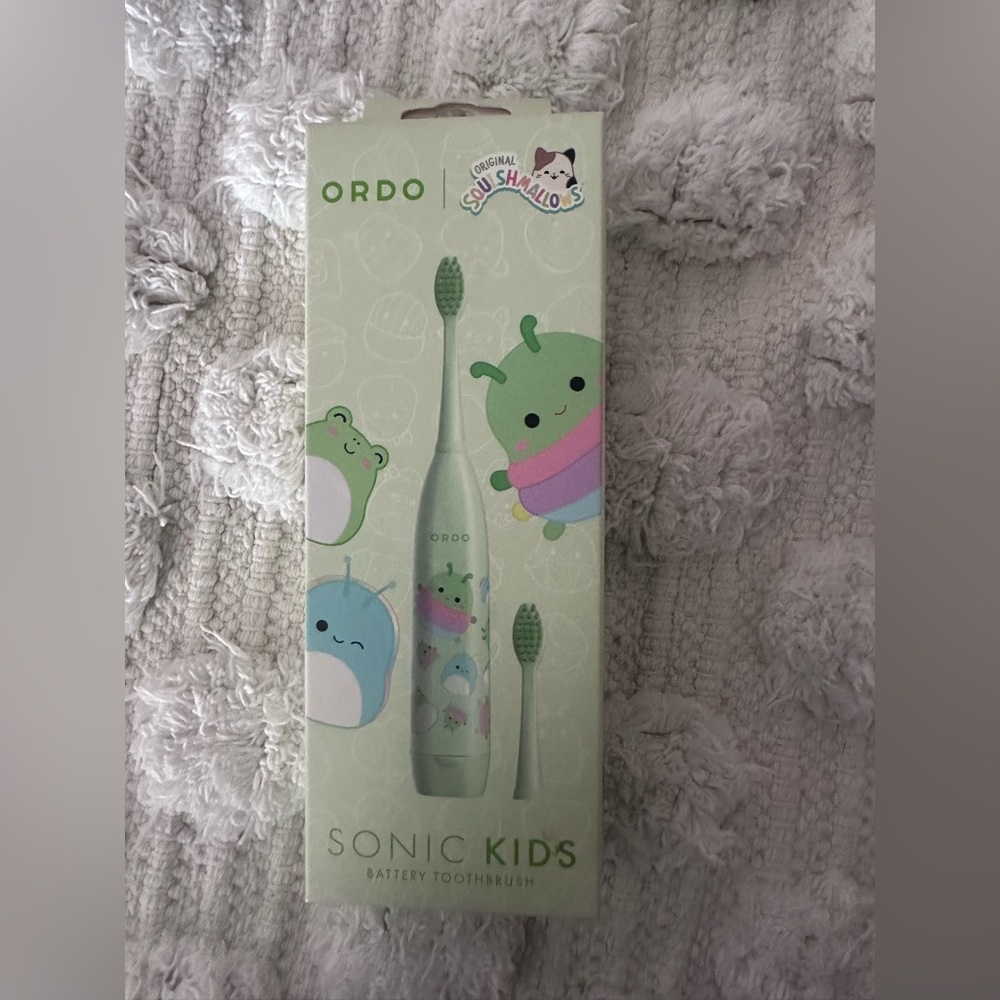 Ordo Sonic Kids Toothbrush with Cute Squishmellow Characters